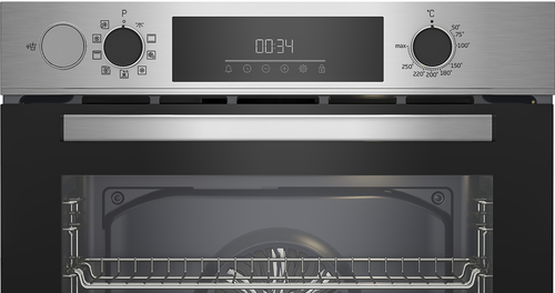 beko bbis12300xde forno elettrico da incasso 72 l multifunzione cottura assistita a vapore steamassist 9 funzioni classe a+ inox