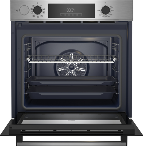beko bbis12300xde forno elettrico da incasso 72 l multifunzione cottura assistita a vapore steamassist 9 funzioni classe a+ inox