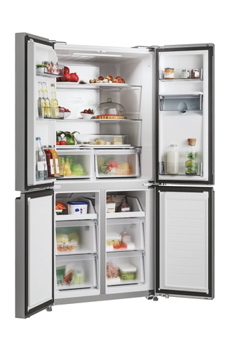 candy cfqq5t817ewps frigorifero side by side libera installazione 463 l total no frost circle + classe e argento