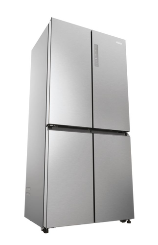 haier hcr3818enmm frigorifero americano multidoor capacità 467 litri no frost classe e colore inox platino