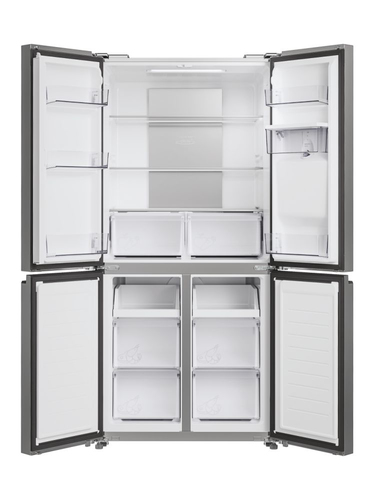 candy cfqq5t817ewps frigorifero side by side libera installazione 463 l total no frost circle + classe e argento