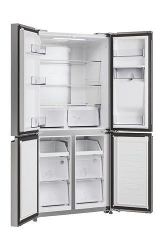 candy cfqq5t817ewps frigorifero side by side libera installazione 463 l total no frost circle + classe e argento