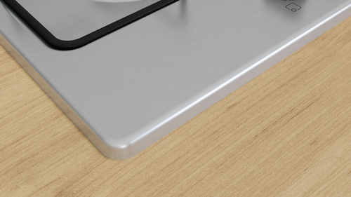 bosch pgp6b5k85 piano cottura da incasso a gas 4 fuochi 60 cm inox