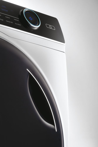 haier hw80 b14979 lavatrice 8 kg slim centrifuga 1400 giri/min funzione vapore motore direct motion classe a