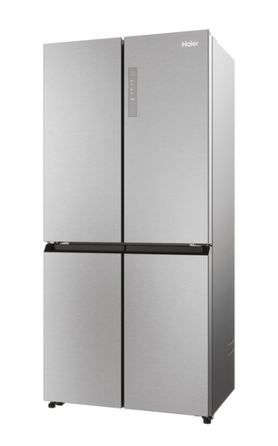 haier hcr3818enmm frigorifero americano multidoor capacità 467 litri no frost classe e colore inox platino