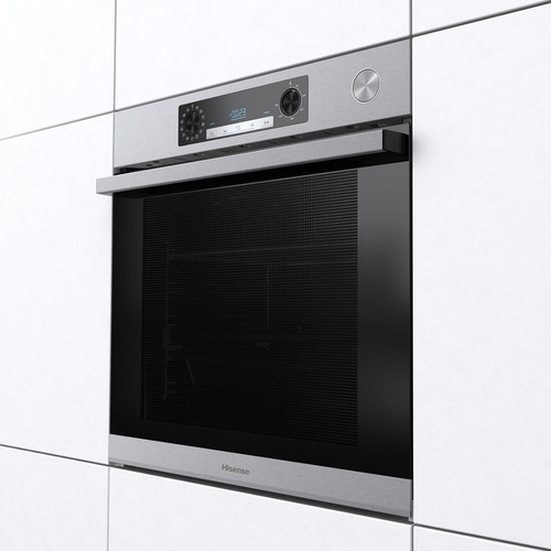 hisense bsa66226ax forno elettrico da incasso multifunzione vapore 77 l 3500 w classe a nero grigio inox