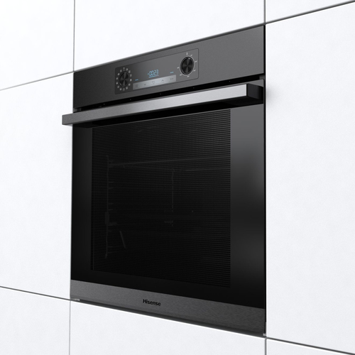 hisense bsa65226ab forno elettrico da incasso ventilato a vapore con grill 77 litri 3500 w classe a nero