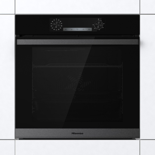 hisense bsa65226ab forno elettrico da incasso ventilato a vapore con grill 77 litri 3500 w classe a nero