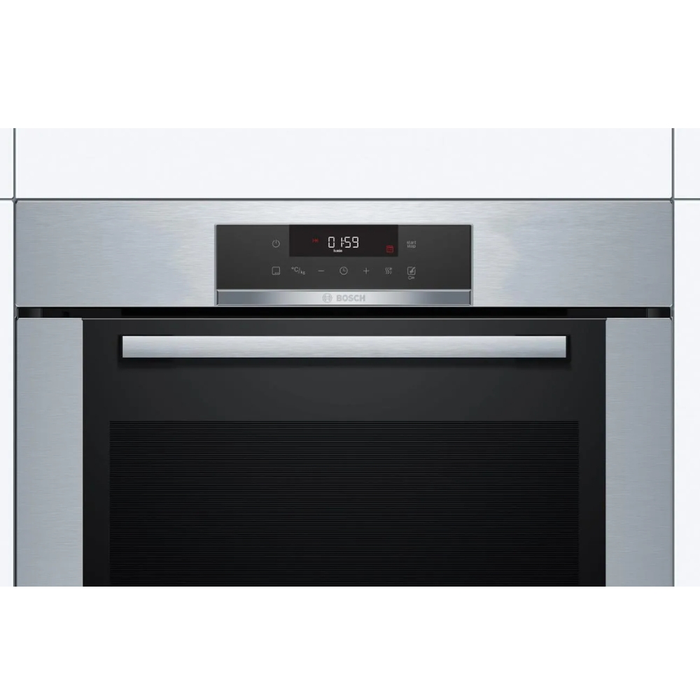 bosch hba372bs0 forno elettrico da incasso pirolitico ventilato multifunzione 74 l classe a colore inox