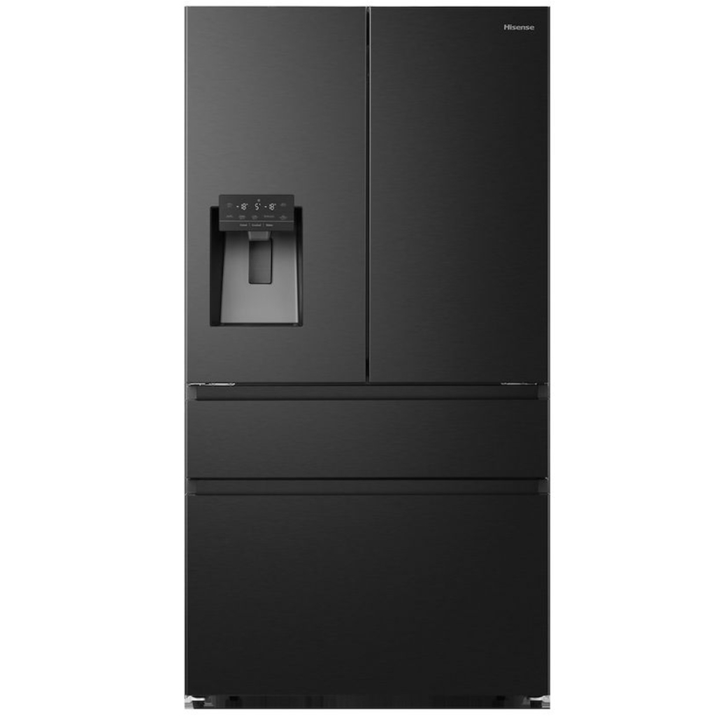 hisense rf728n4safe frigorifero 4 porte multidoor black inox classe e