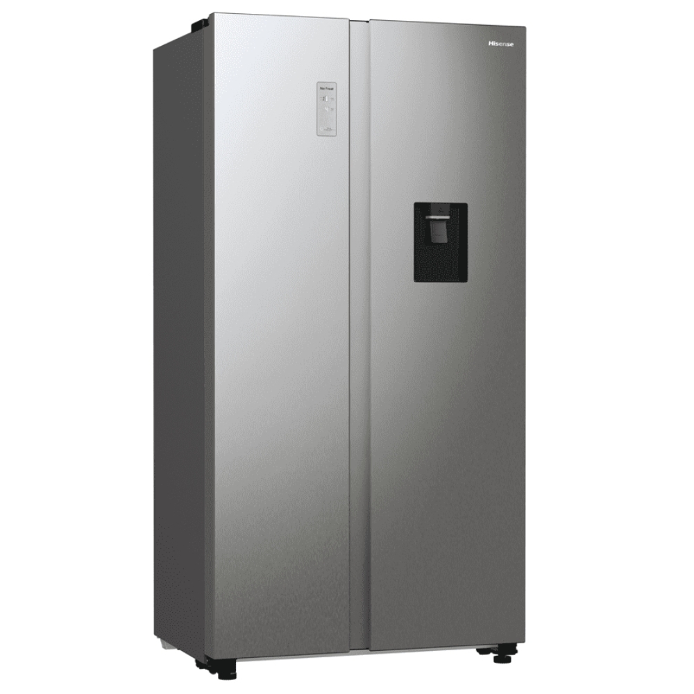 Hisense RS711N4WCE Frigorifero Side by Side 547 L Total No Frost Dispenser Acqua e Ghiaccio WiFi Classe E Inox